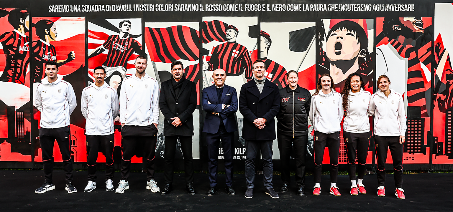 AC MILAN E SNAIFUN SVELANO IL MURALE PER CELEBRARE IL 125ESIMO ANNIVERSARIO DEL CLUB Il patrimonio e l’eredità dell’AC Milan svelati al….. Leggi di più…