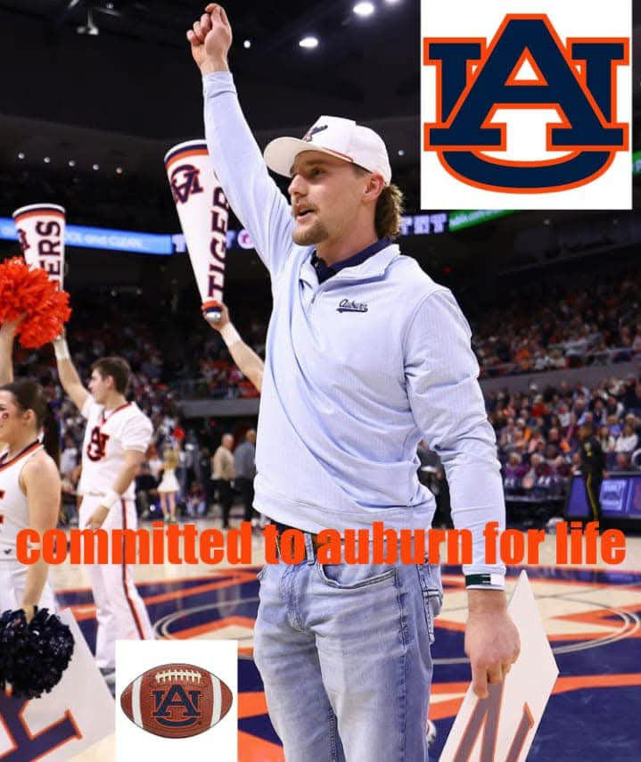 HOME SWEET HOME: I’m excited to be with Auburn. I’m back and committed to Auburn for life..