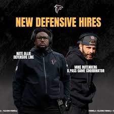 BREAKING NEWS:Falcons Hires  Mike Rutenberg, Nate Ollie To Defensive Staff For Their…  See More..