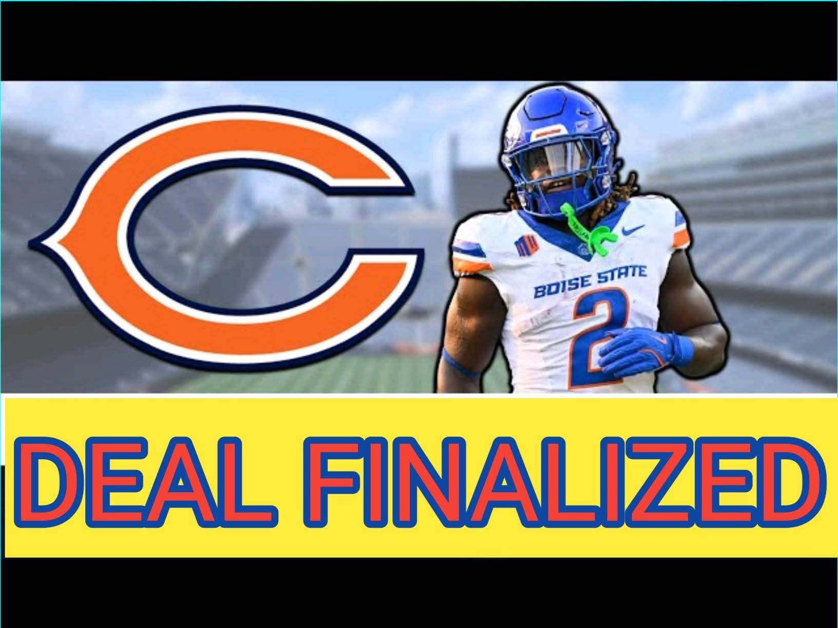 NFLCONFIRMED: Chicago Bears Gets A Perfect Duo By Signing A 2,600-Yard Superstar Playmaker From Boise State Broncos, Worth $85 million to Partner Caleb Williams.