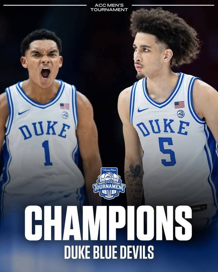 BREAKING Duke Blue Devils Crowned ACC Champions: A Historic 23rd Title….