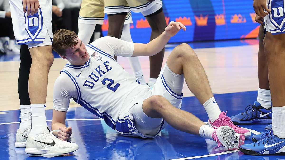 SAD INJURY NEWS: Cooper Flagg Exits Duke ACC Tournament Game With Apparent Ankle Injury And Won’t Be Able Pl…